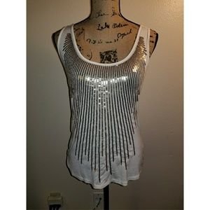 Sequin tank top